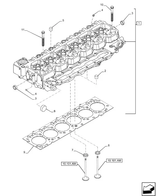 5801418588 - прокладка гбц